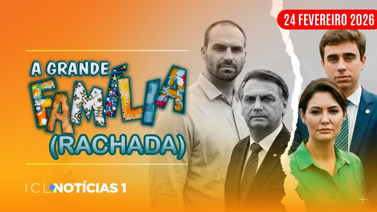 ICL NOTÍCIAS - 24/02/26 - EDUARDO BOLSONARO DECLARA GUERRA A NIKOLAS E MICHELLE