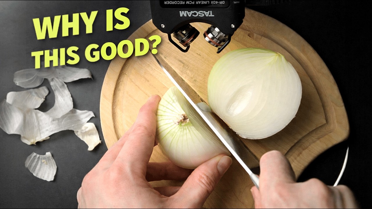 【ASMR】Satisfying Onion Cutting | No Talking