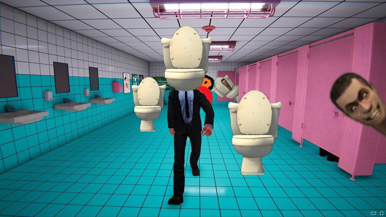 Ich spiele Toilet 8