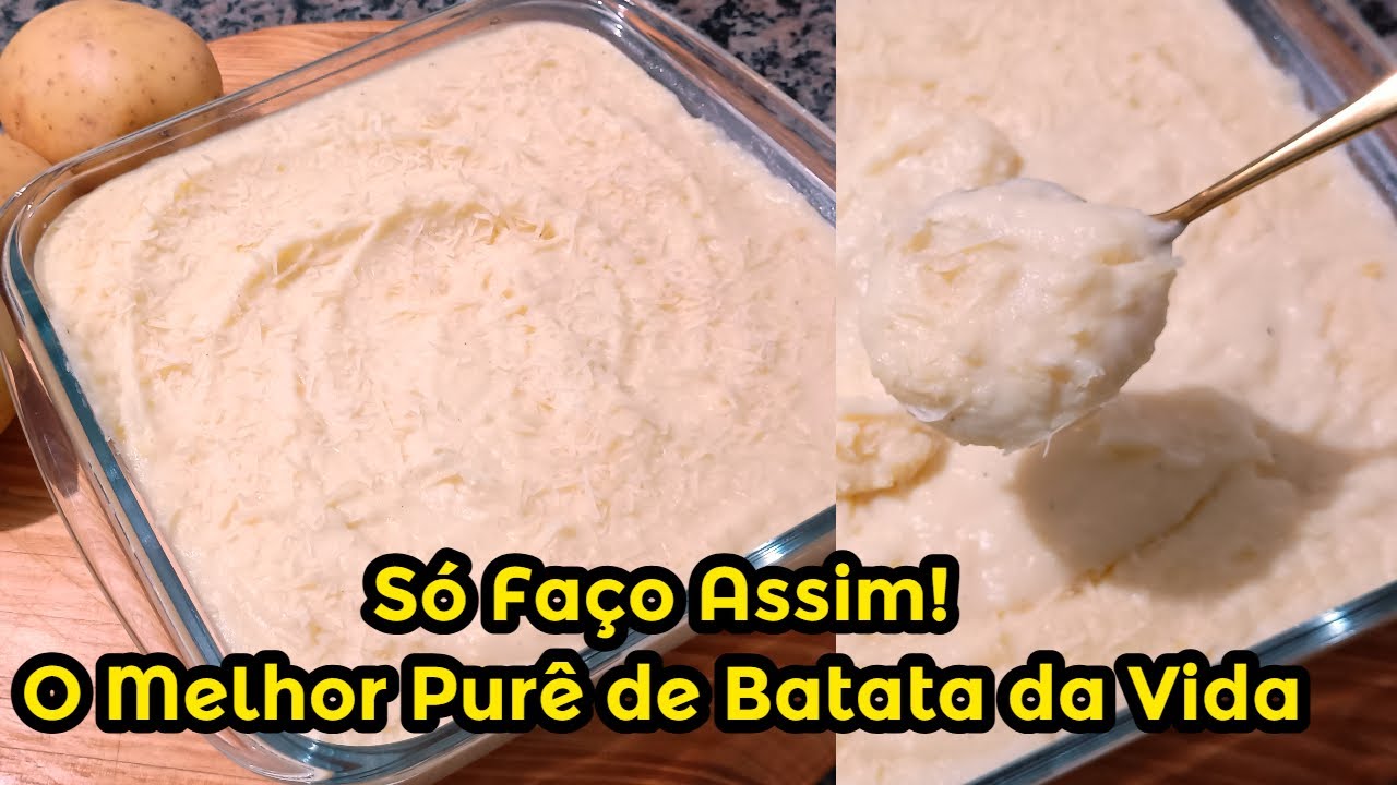 SÓ FAÇO ASSIM, O MELHOR PURÊ DE BATATA DA VIDA | FUI NA COZINHA