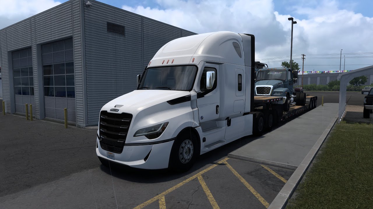 Freightliner Cascadia through Texas | American Truck Simulator