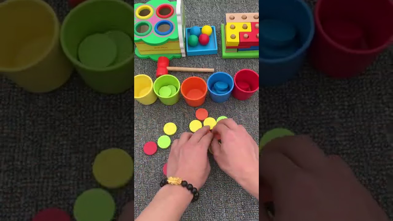 Color Classification Cup Baby Enlightenment Useful Baby Product & Toys 641