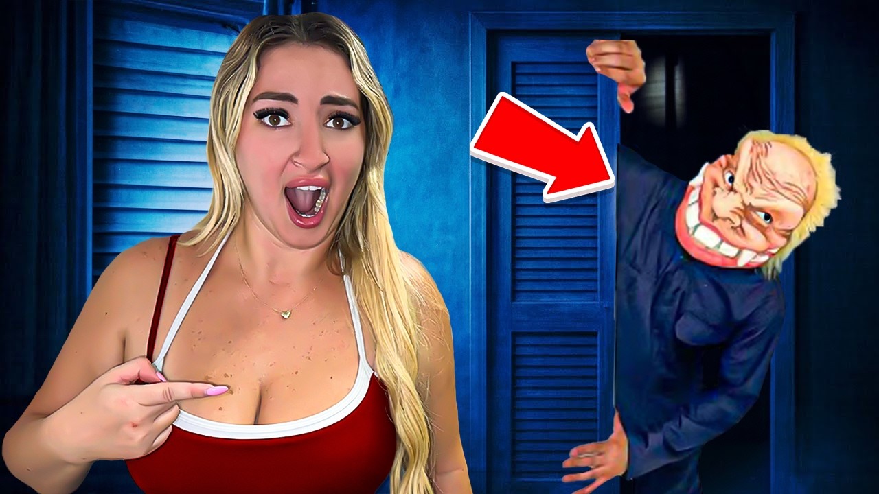 SCARY MONSTER IS HIDING INSIDE MY CLOSET...