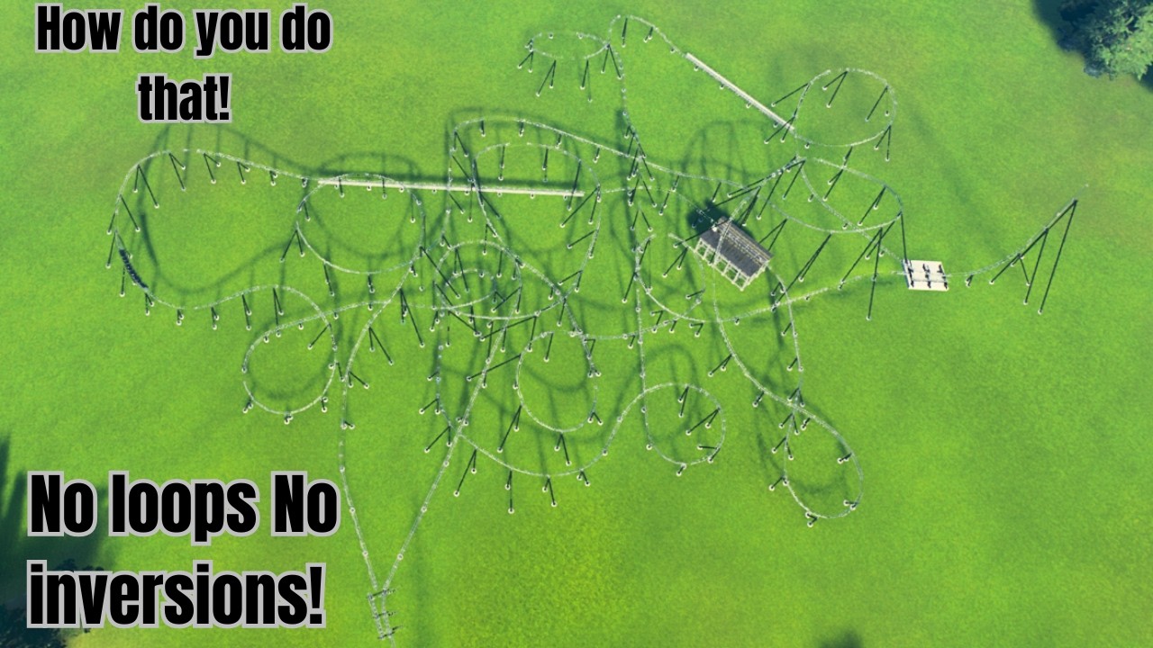 This coaster has no Elements and Loops!  #planetcoaster2 #planetcoasterrides #gaming