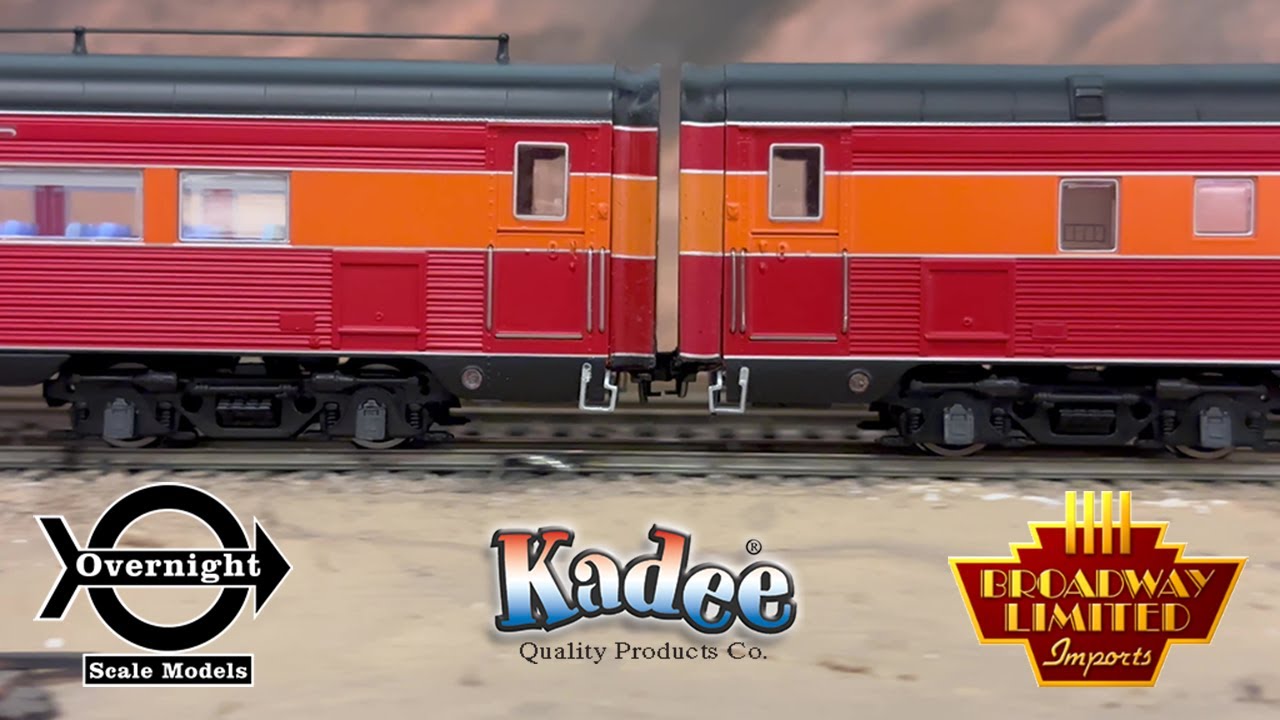 Как установить сцепные устройства Kadee Shelf на пассажирские вагоны Broadway Limited Daylight в ...
