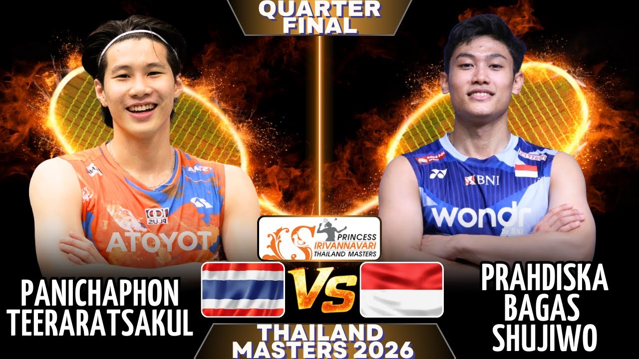 🔥สุดยอด🔥 ปณิชฌพล ธีรรัตสกุล (THA) vs ประดิสกา บากัส ชูจิโว (INA) | ไทยแลนด์ มาสเตอร์ส 2026