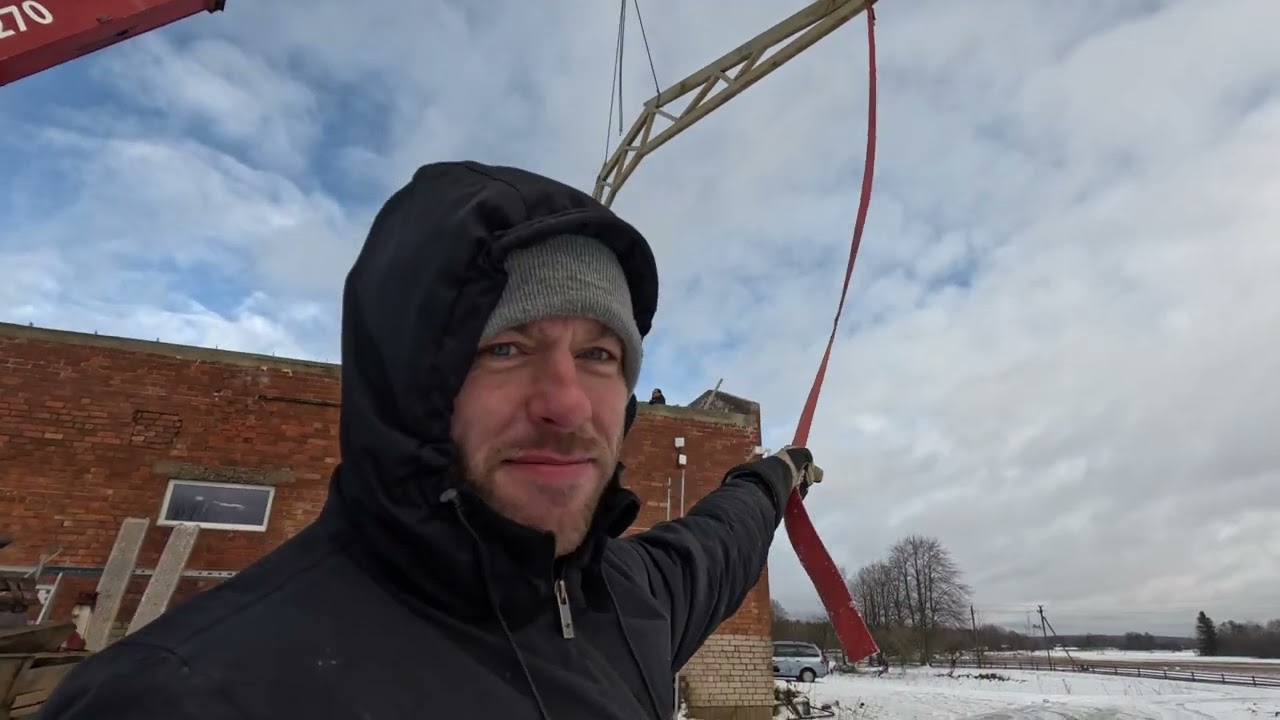 2023 winter#15 Sandėlio darbai pajudėjo, paleidau pečių