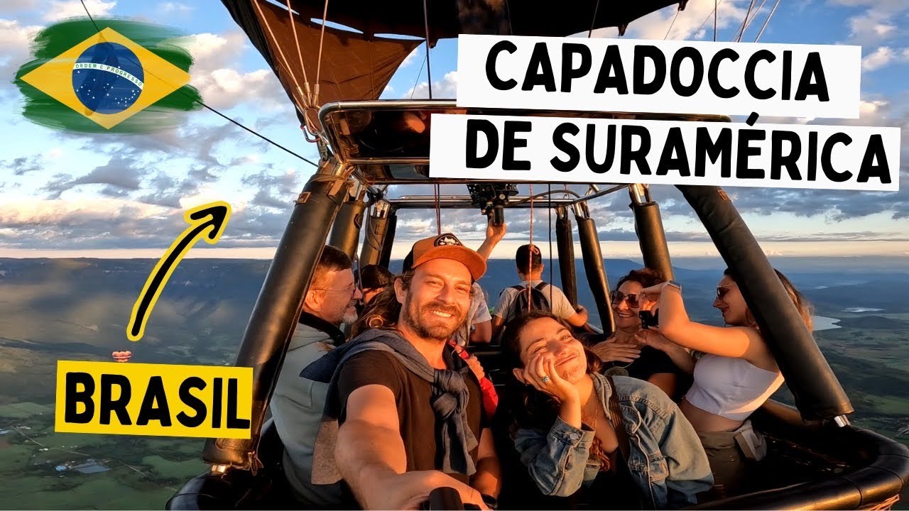 🤯MOMENTOS DE TENSIÓN al volar en GLOBO por primera vez en el SUR de BRASIL 🫣