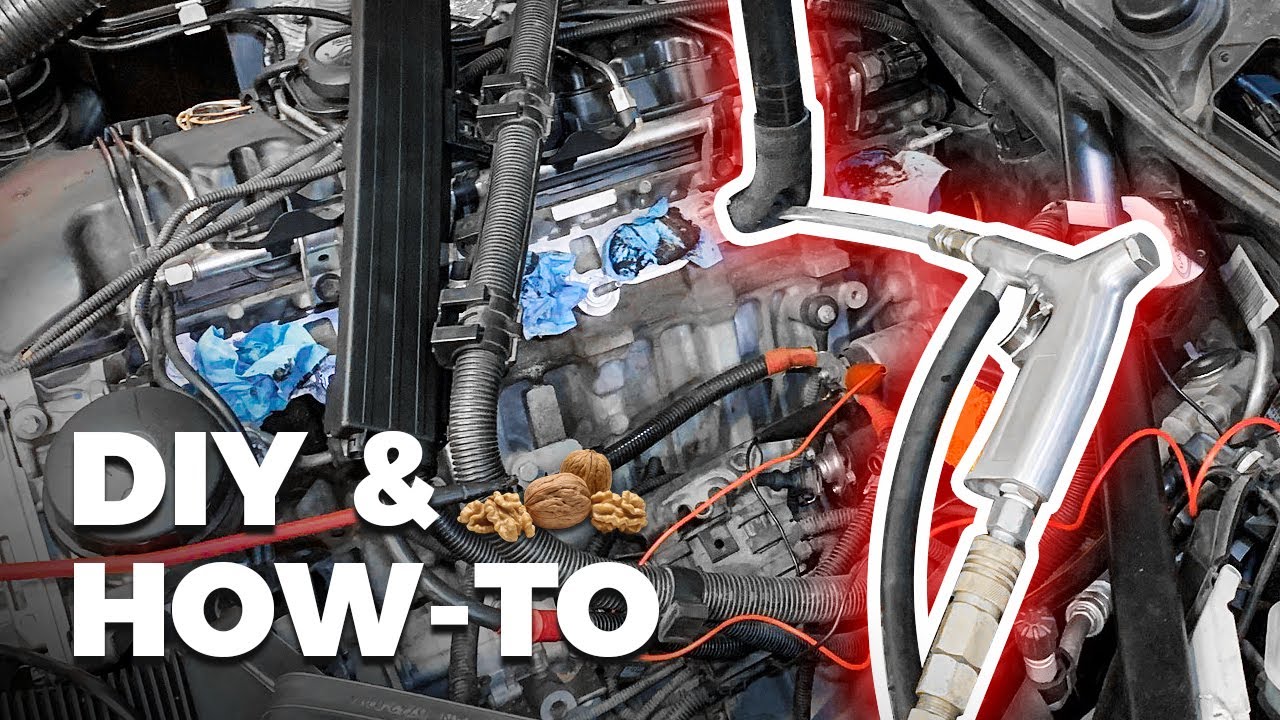 How To Walnut Blast BMW 335i - Worst Carbon Buildup I've EVER Seen!