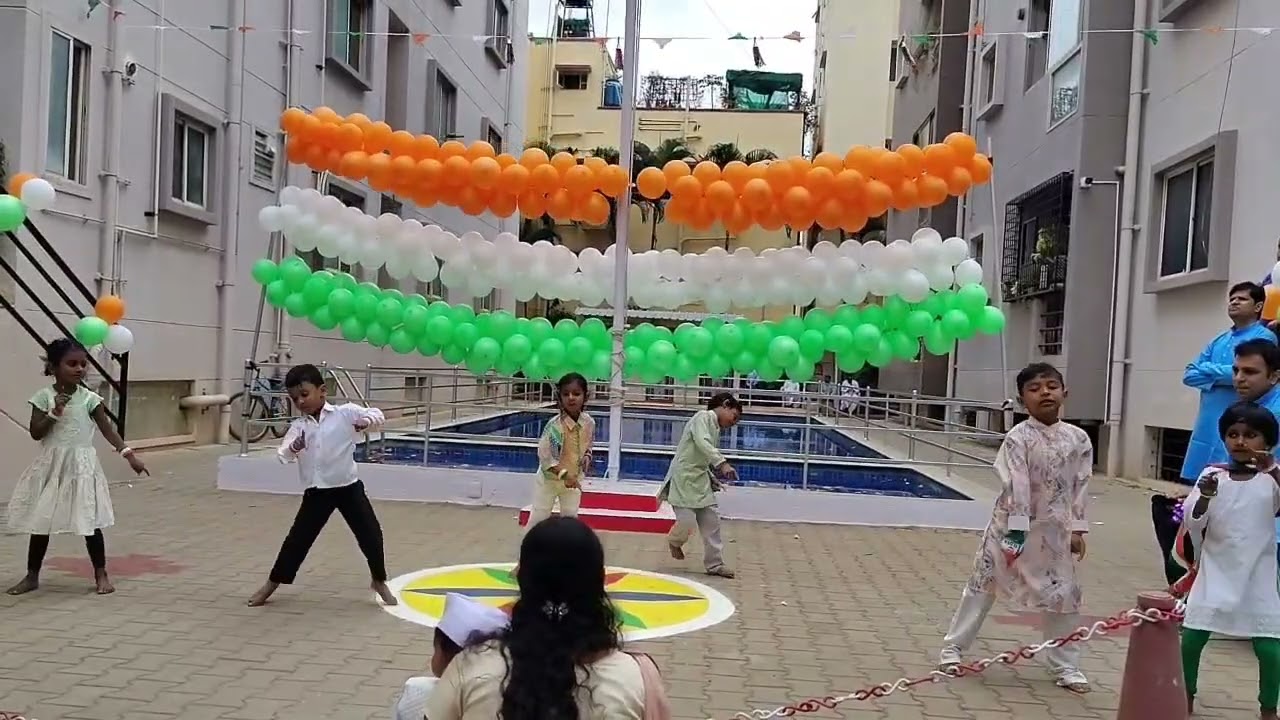 77th republic day special | cute kids dance performance| jr and sr kg students | little patriots