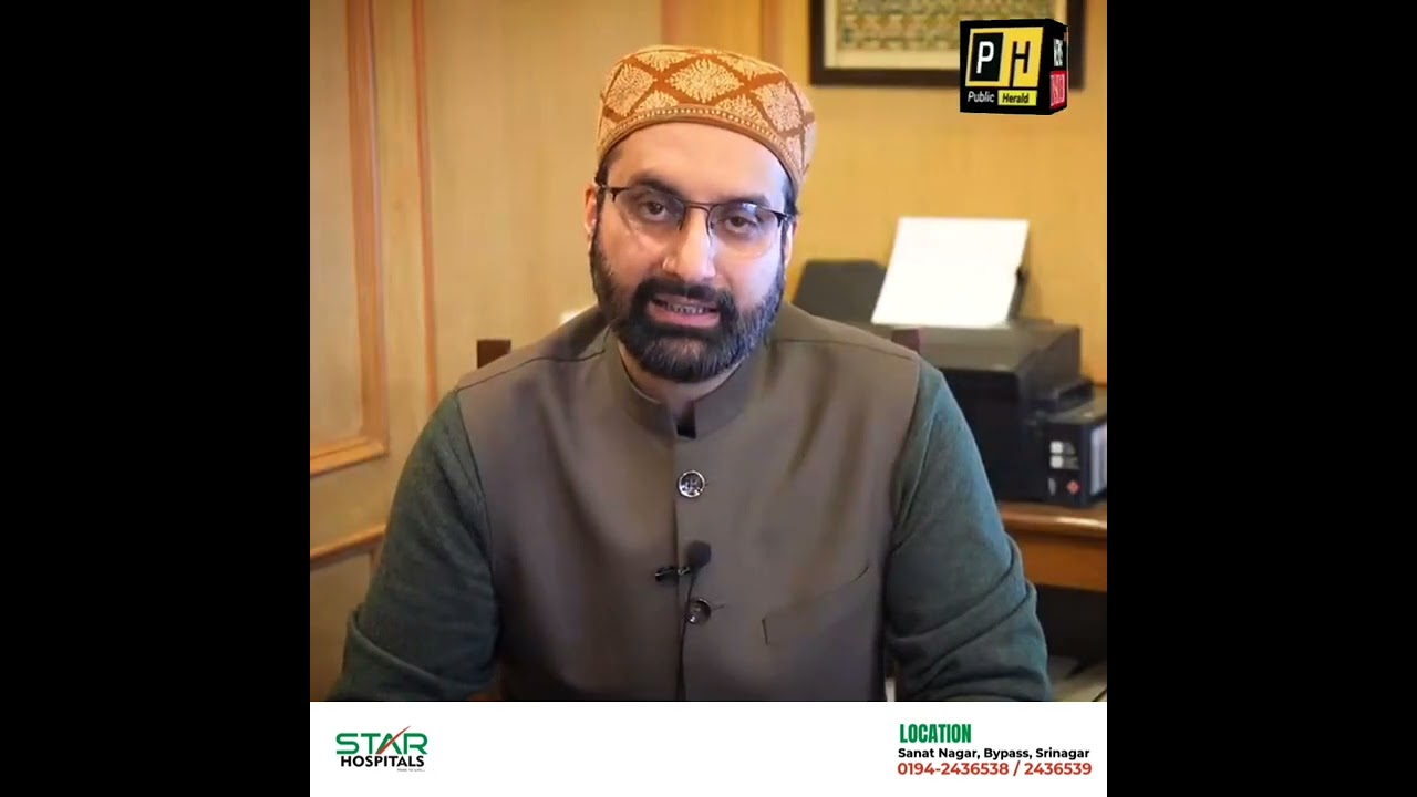 #watch: Mirwaiz Umar Farooq Again Put House Arrest; Shares Video on Social Media