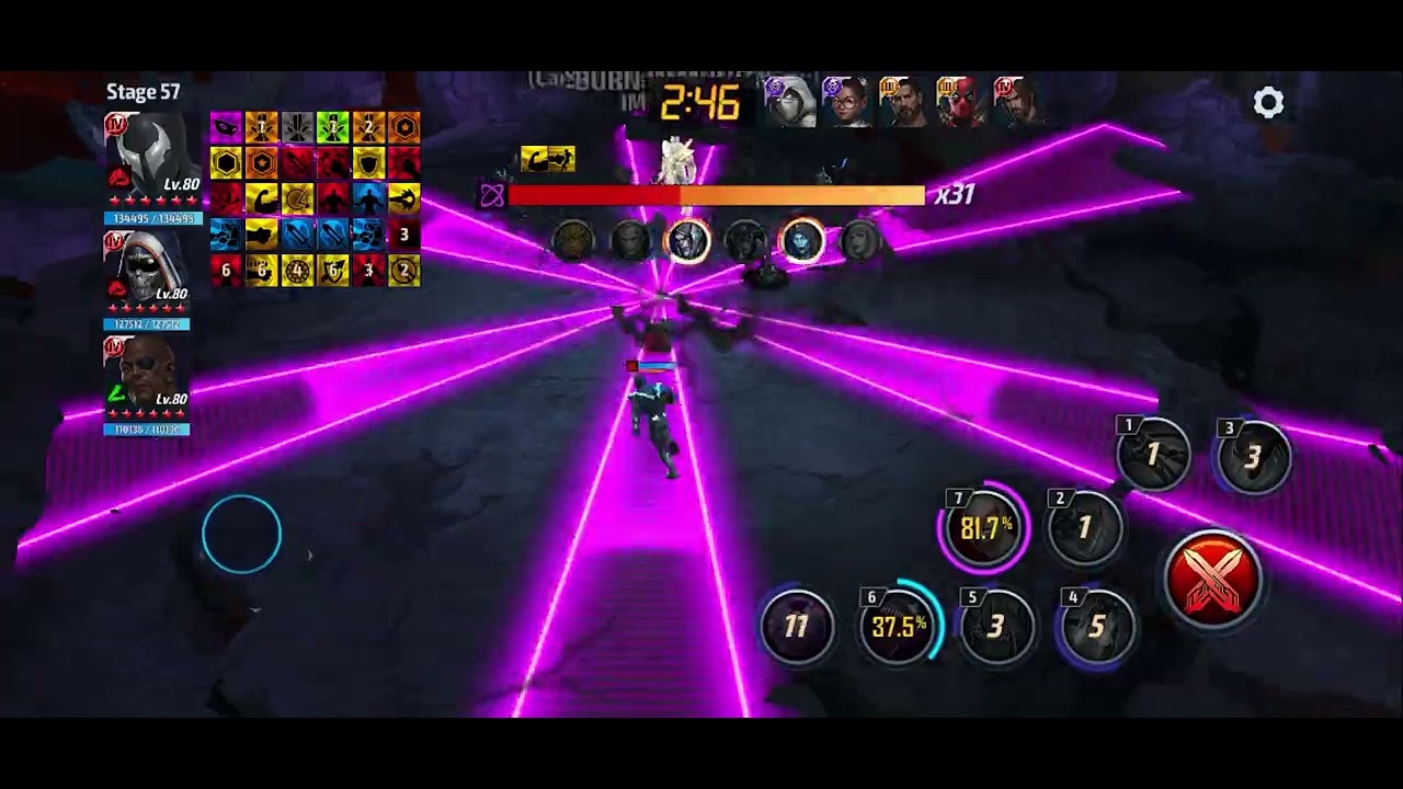 WBL + THANOS STAGE 57 With Venom .MARVEL FUTRE FIGHT . 