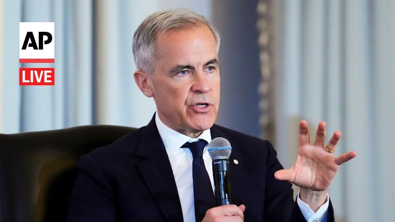 LIVE: Canada&rsquo;s Mark Carney speaks at G7 summit in France