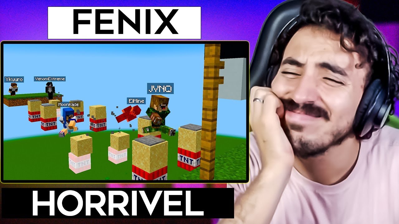 eu CRIEI um TORNEIO com YOUTUBERS que eu gosto - Fogo Queimado | Leozin React