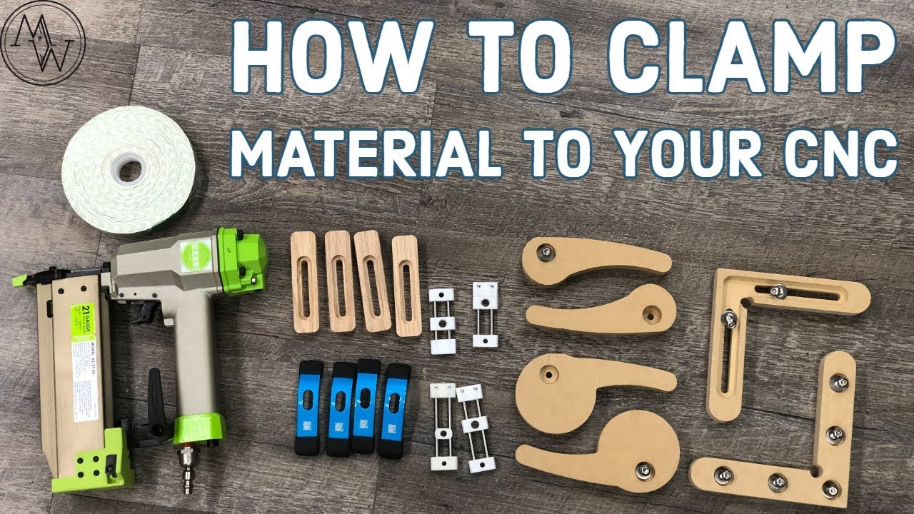 How To Clamp Material To Your CNC Machine // CNC Woodwork
