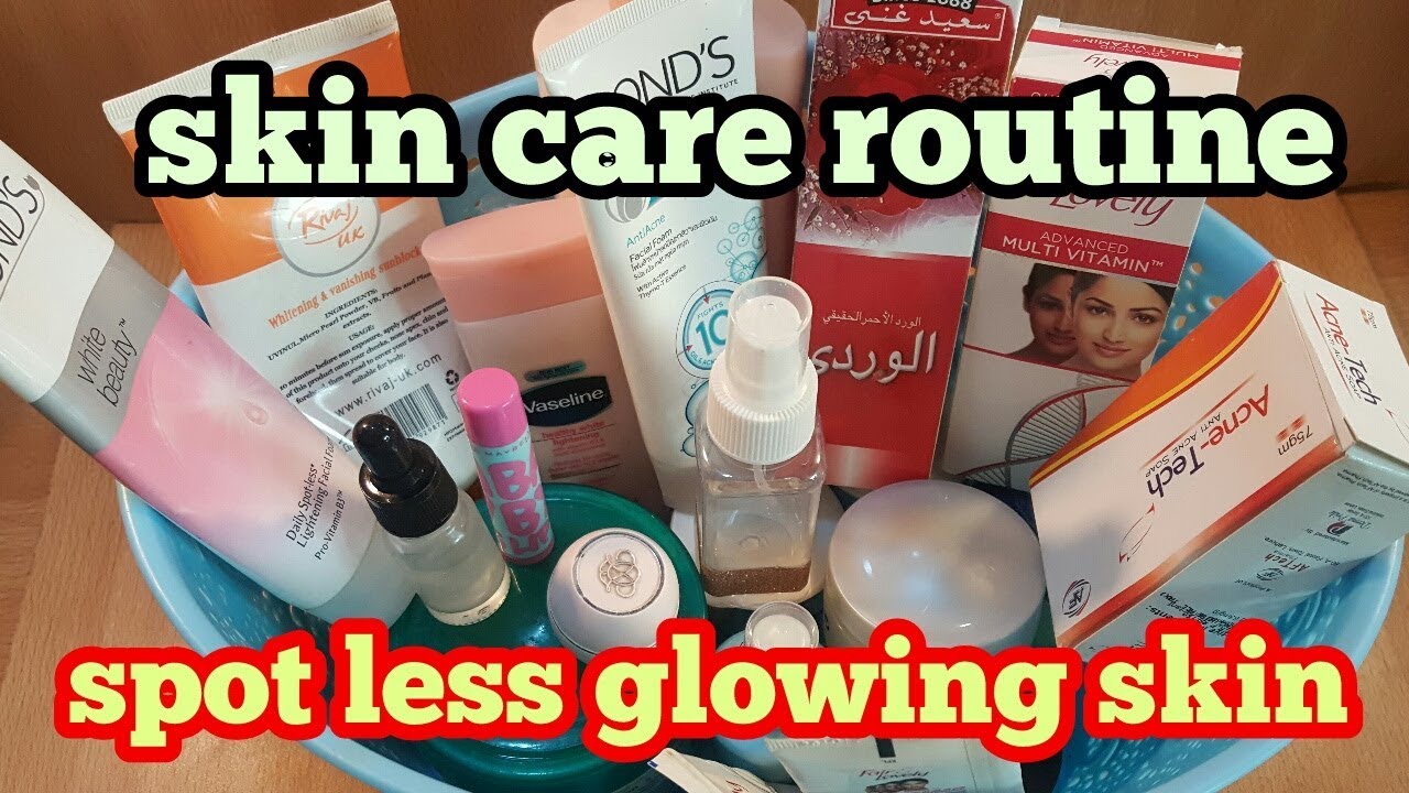 Affordable skin care routine for spot less clear glowing skin//summer special