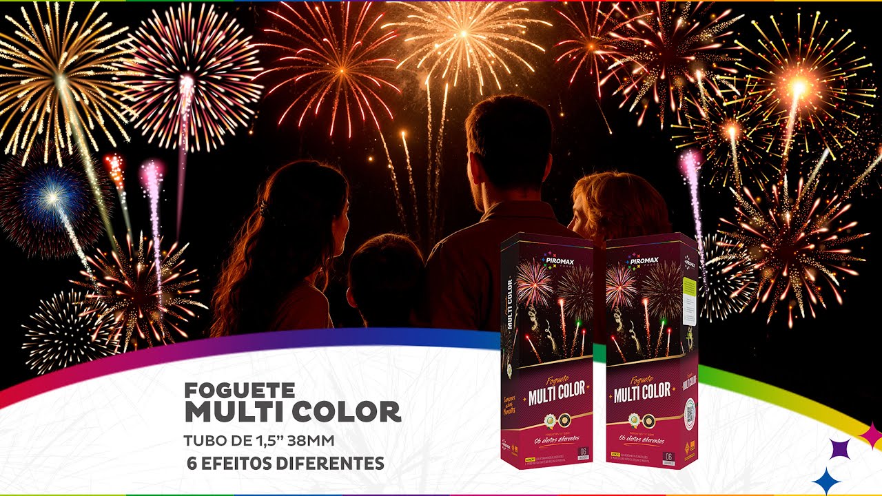 Foguete Multi Color | 1,5