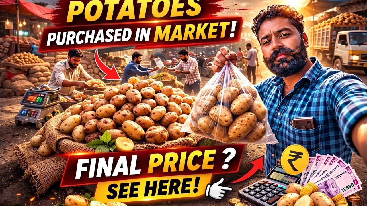 🥔 Mandi Vich Aloo Rate Today | Live Checking Price!