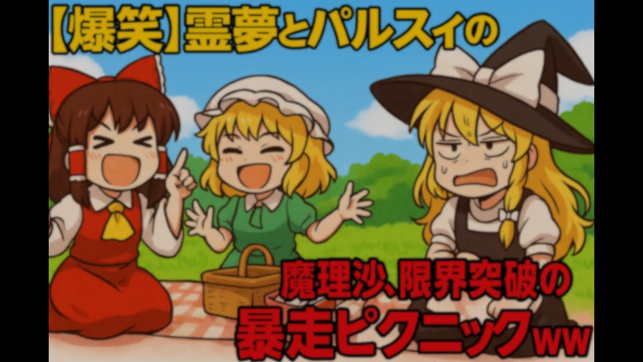 【爆笑】霊夢とパルスィの暴走ピクニックに魔理沙ツッコミ限界(カブペコ)
