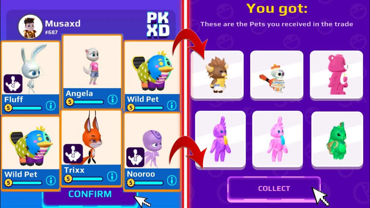 Pkxd Giveaway #85  || Fluff & Trixx & Nooroo & Angela & 2 Wild pet