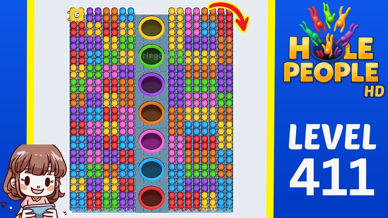 Hole People Level 411 Solution Walkthrough