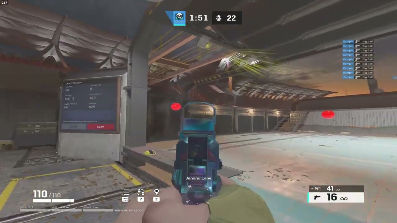 R6 Shooting Range 50 Kills Speedrun FWR (19.167 seconds)