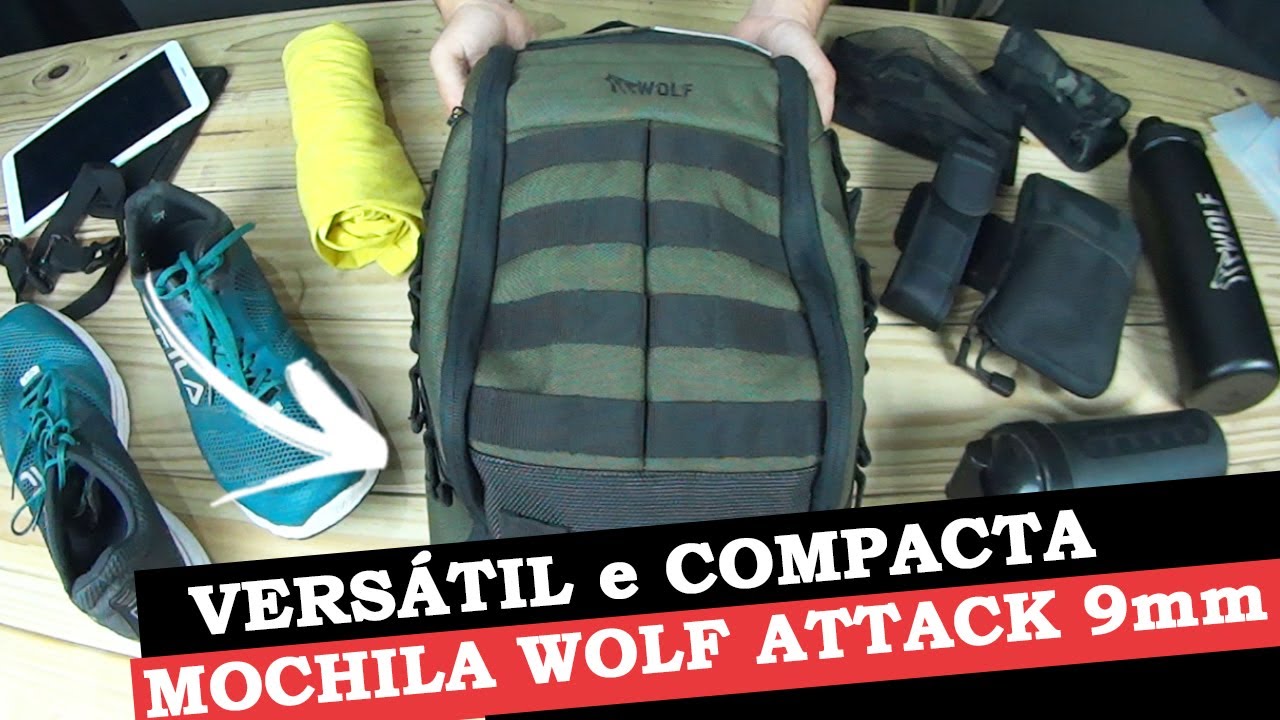 a VERSÁTIL mochila WOLF ATTACK 9mm - Diário EDC: Ep. 061