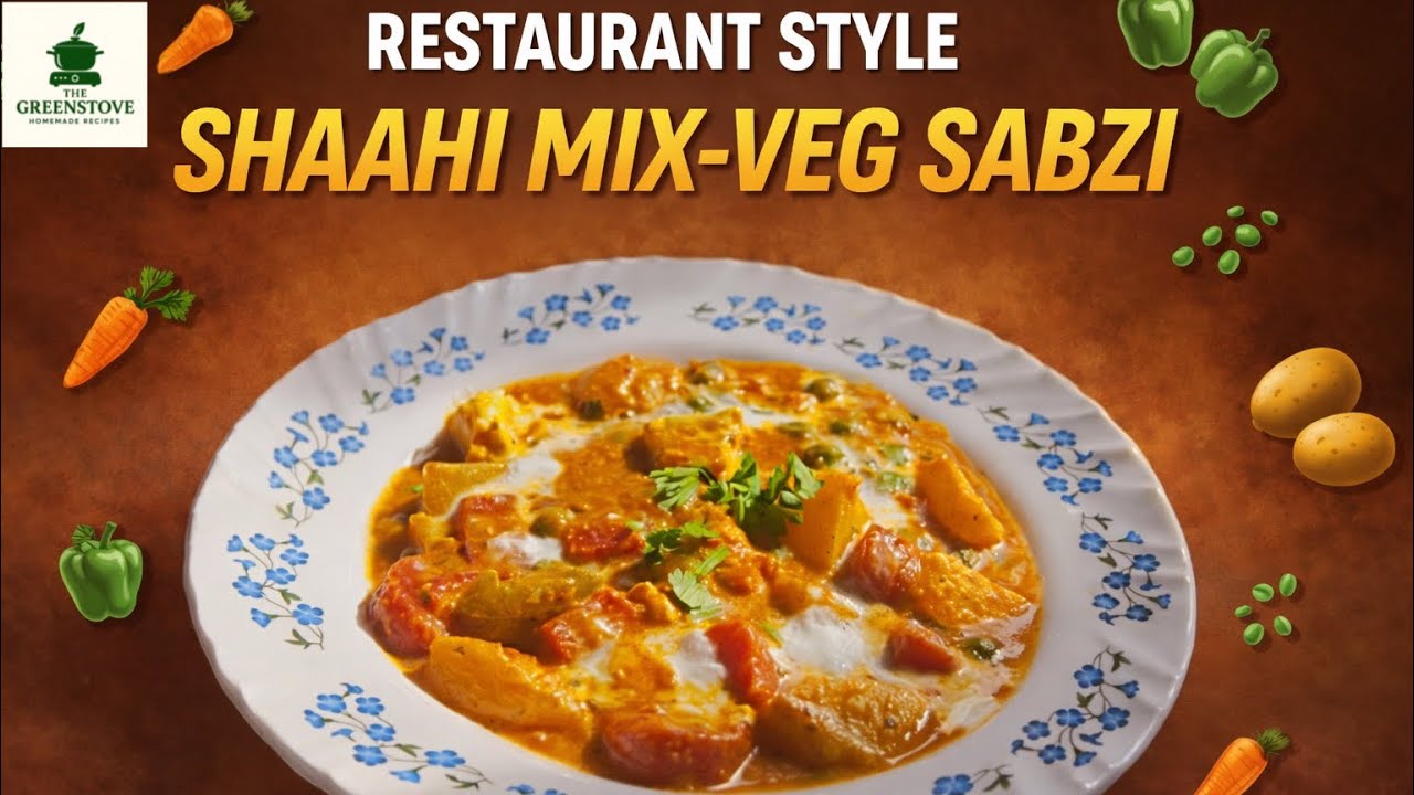 🔥 RESTAURANT JAISI SHAAHI MIX VEG SABZI 👌🏼| EASY RECIPE| 1 BAR BANAA LI TOH HOTEL JAANA BHOOL JAOGE 