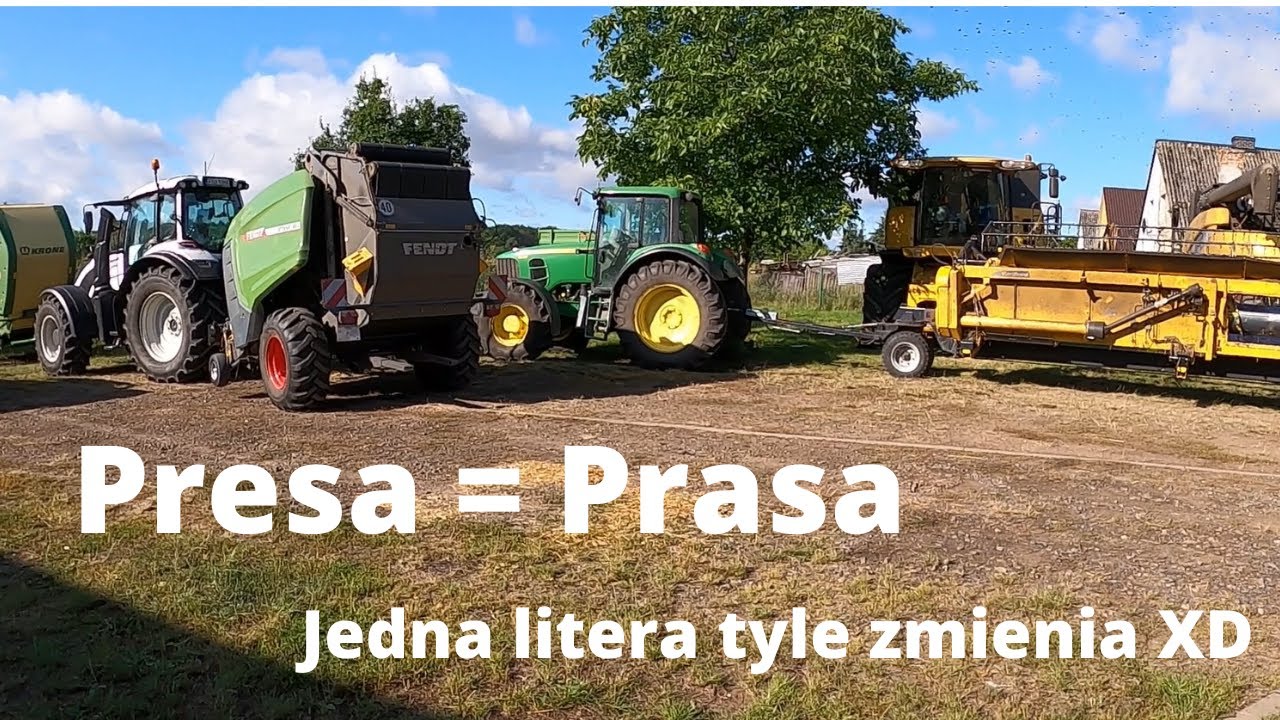 #101 O krok od tragedii... Małe problemy z prasą Fendt....