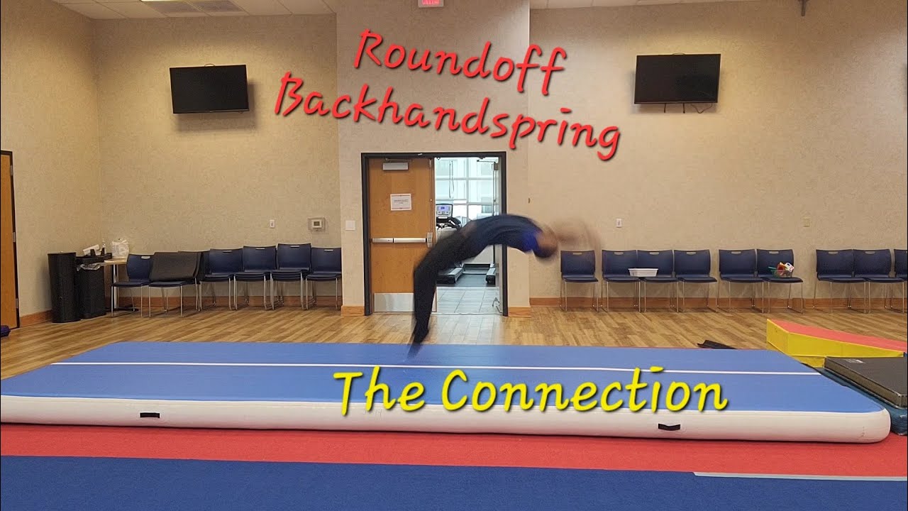 How to connect your Roundoff Backhandspring: 3 EASY Steps!