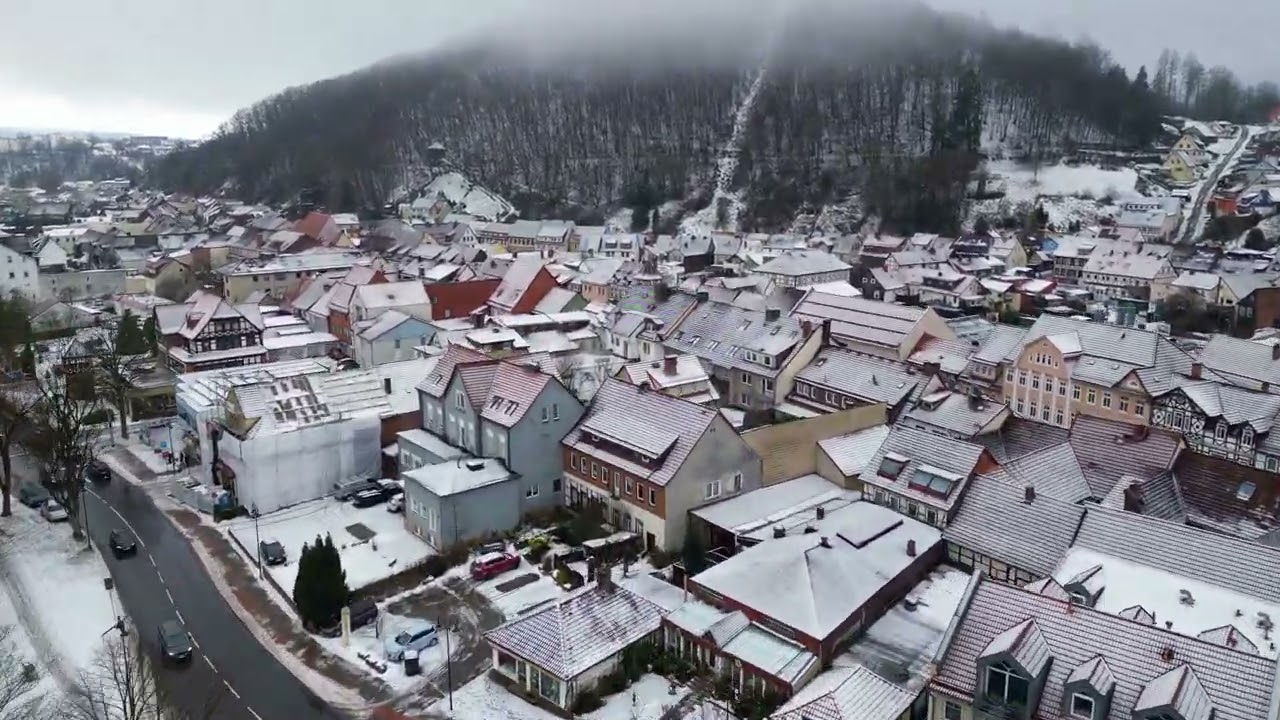 Beautiful Harz mountain region, 4K, relaxing view.