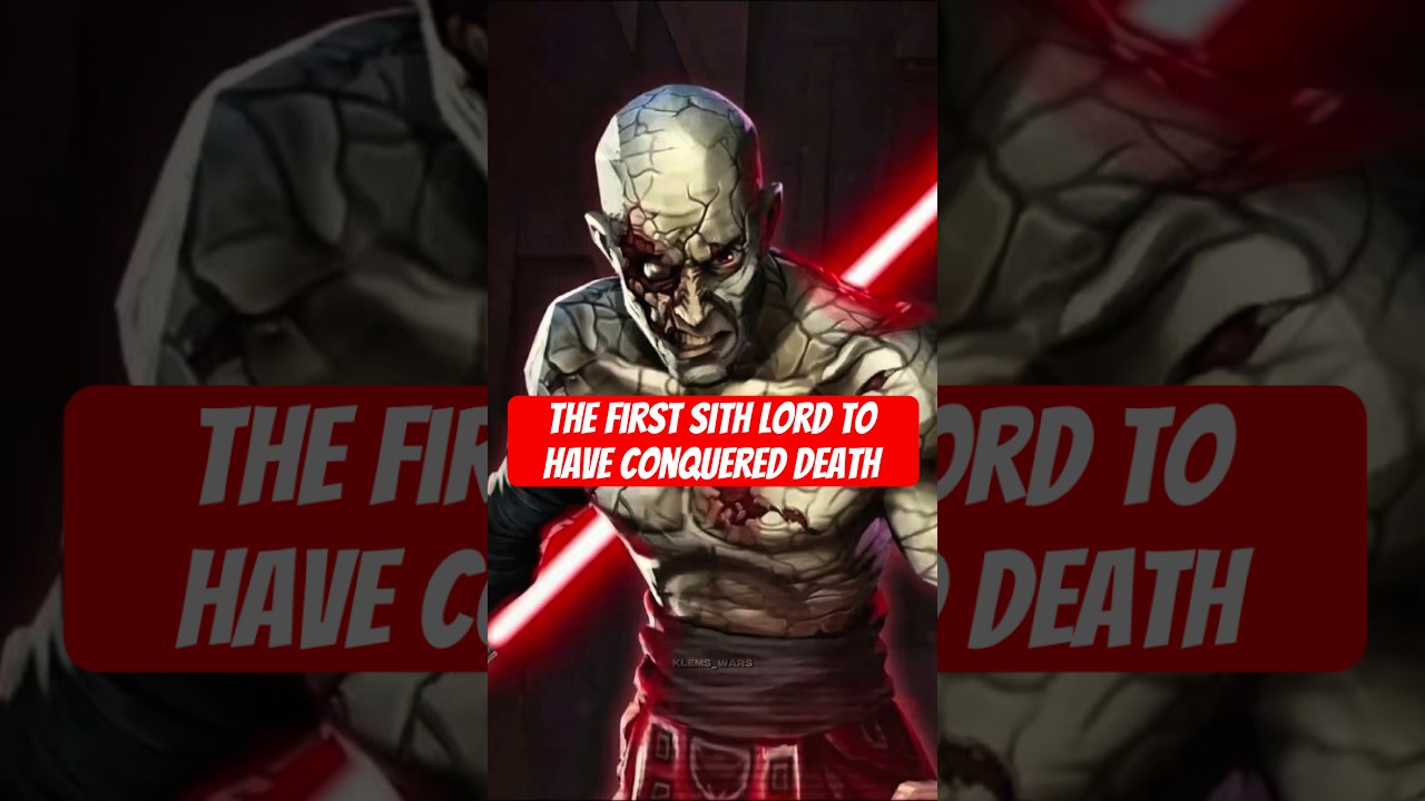 The first Sith Lord to have conquered death #starwars #starwars #darthnihilus #darthplagueis