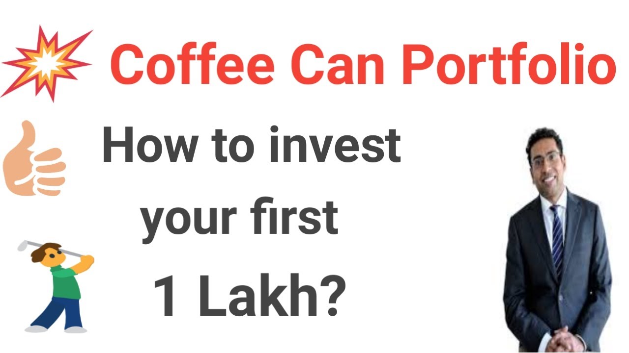 How to invest your first one lakh in stock market | Coffee can portfolio|