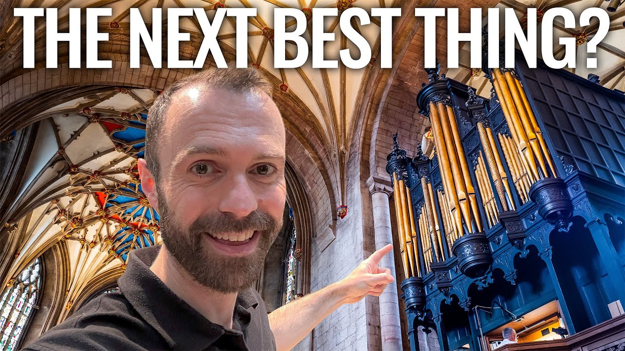 🎵 I've Sampled This MAGNIFICENT Pipe Organ! // Tewkesbury Abbey