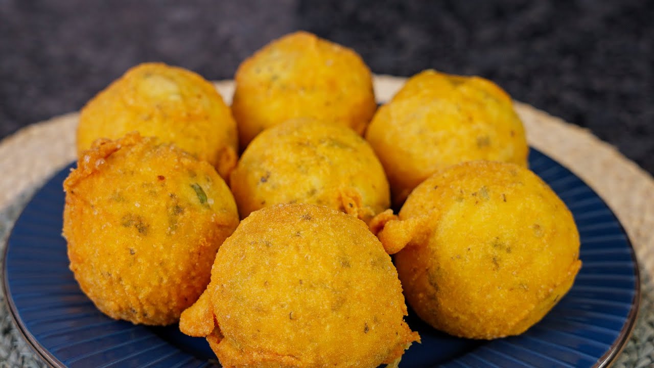 Las papas rellenas con chicharron mas sabrosas del mundo