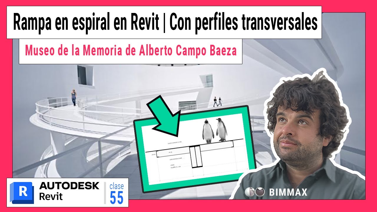 RAMPAS en ESPIRAL en REVIT ✅ Modelada con todos sus perfiles metálicos en pocos minutos