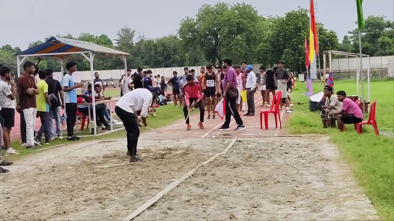 UP state Madan Mohan Malviya stadium 🏟️ prayagraj   Pentagon    long jump 😱