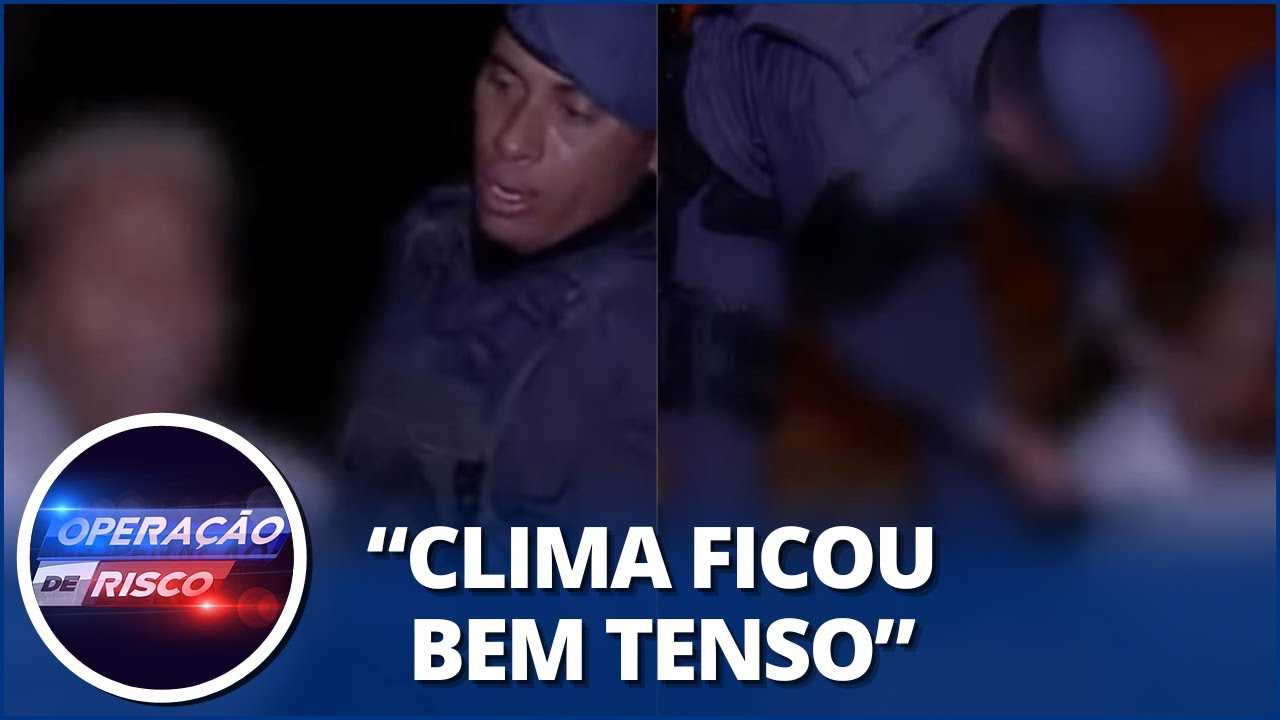 Criminosa fica alterada e dá trabalho aos policiais: “Não precisa me algemar”