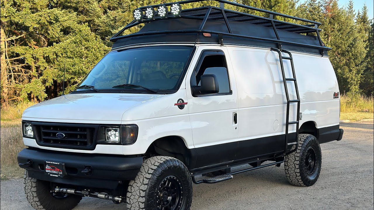 2003 Ford E350 4X4 Van 7.3L Diesel 85k mi. Fully Custom 4WD Van Conversion