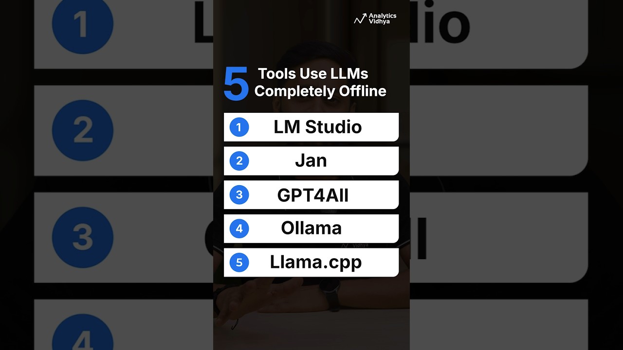 5 Free AI Tools to Run LLMs Offline (No Cloud Needed!) 🚀