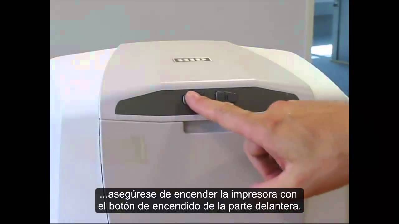 Instalación de la impresora de tarjetas  HID FARGO C50 Abra la caja de la impresora
