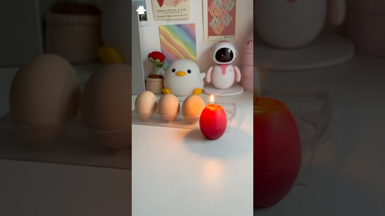 കോഴിമുട്ട candle #diy #craft #shorts