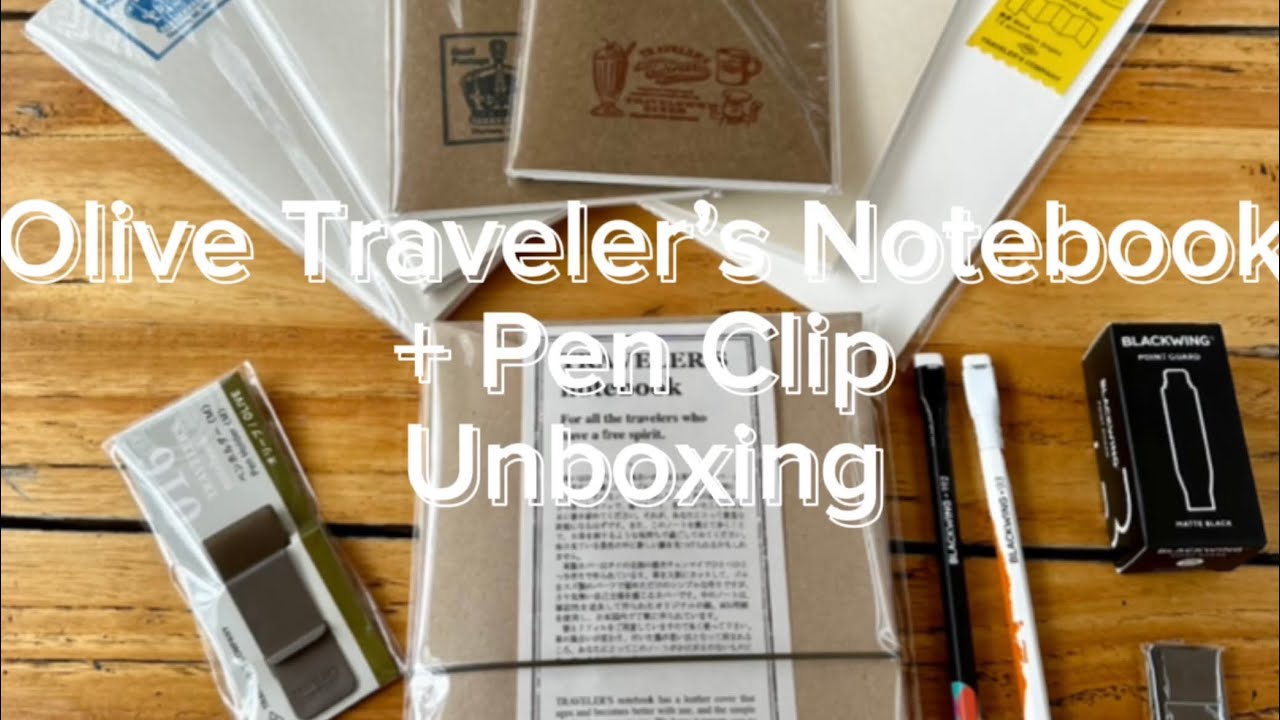 Olive Traveler’s Notebook Unboxing from Good Postage