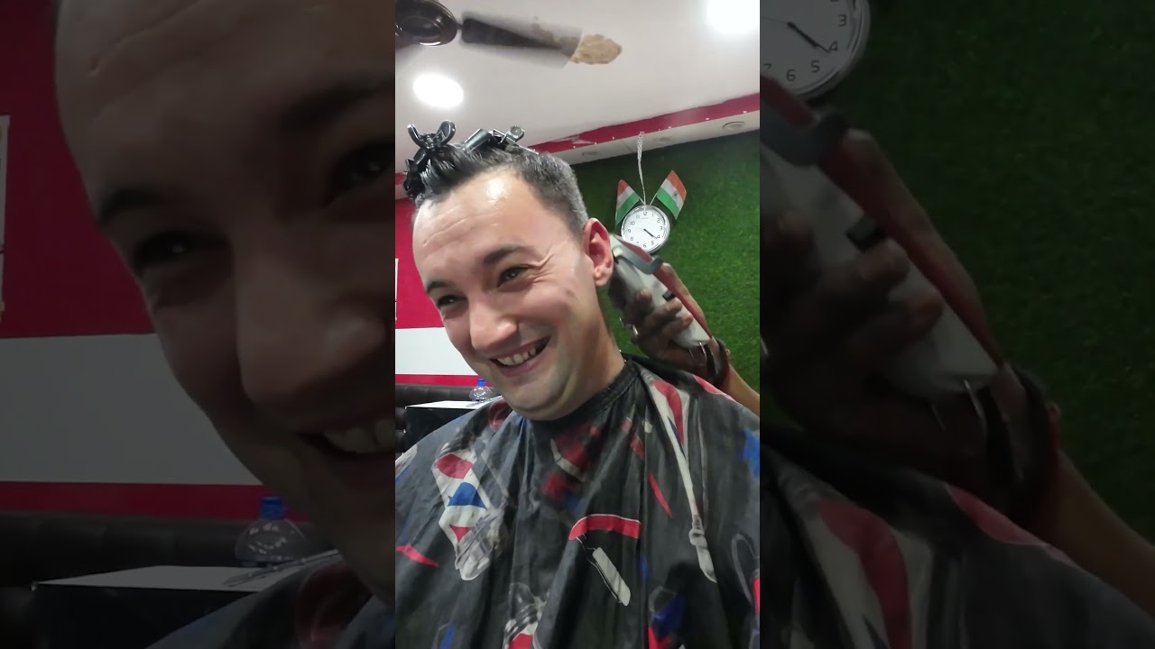 $7 Haircut in Delhi, India 🇮🇳