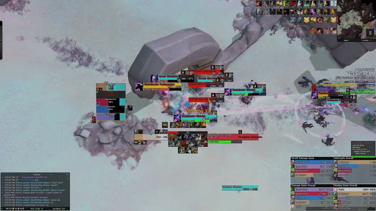 Midnight Prepatch | +12 Eco Dome | Prot Warrior PoV w/ Azortharian UI