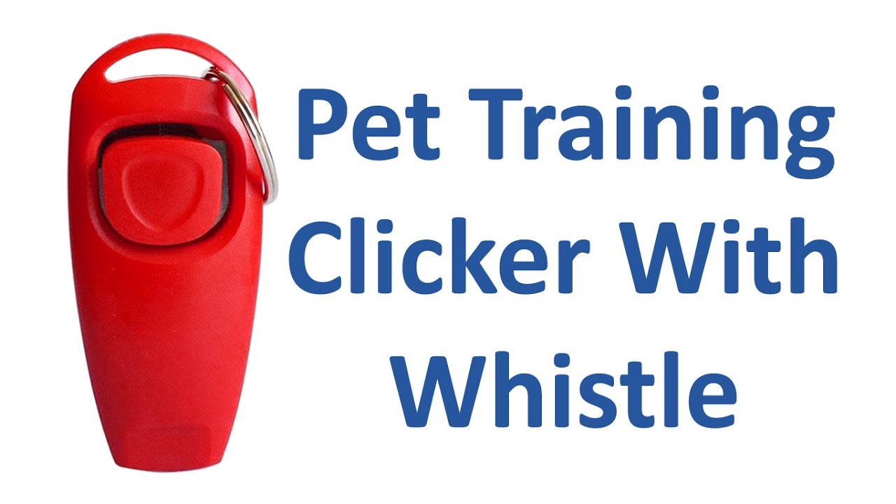 Pet Training Clicker With Whistle