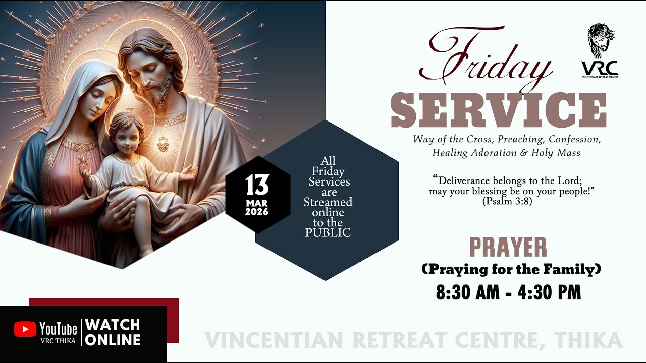 FRIDAY SERVICE (13 - MARCH  - 2026)