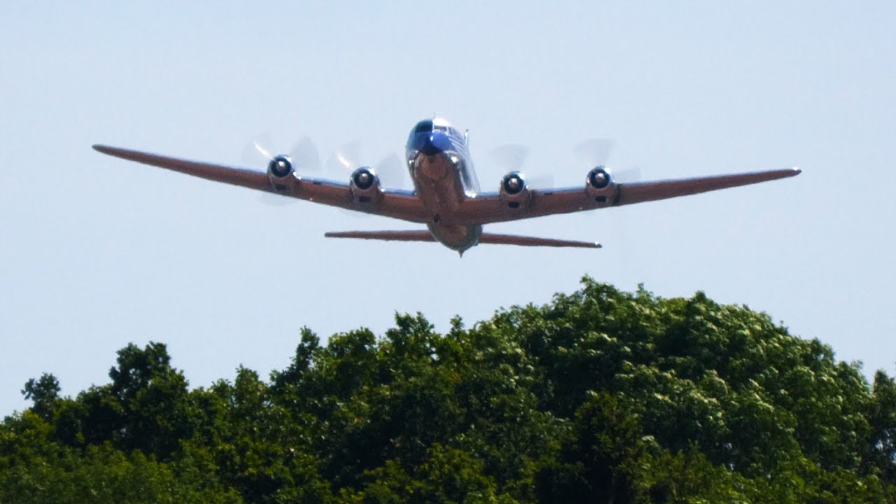 Flying Bulls DC-6 & B-25 - Midlands Air Festival 2024