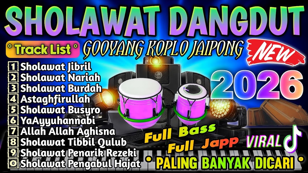 SHOLAWAT KOPLO FULL ALBUM TERBARU 2026 (SHOLAWAT JIBRIL) DANGDUT KOPLO TERBARU