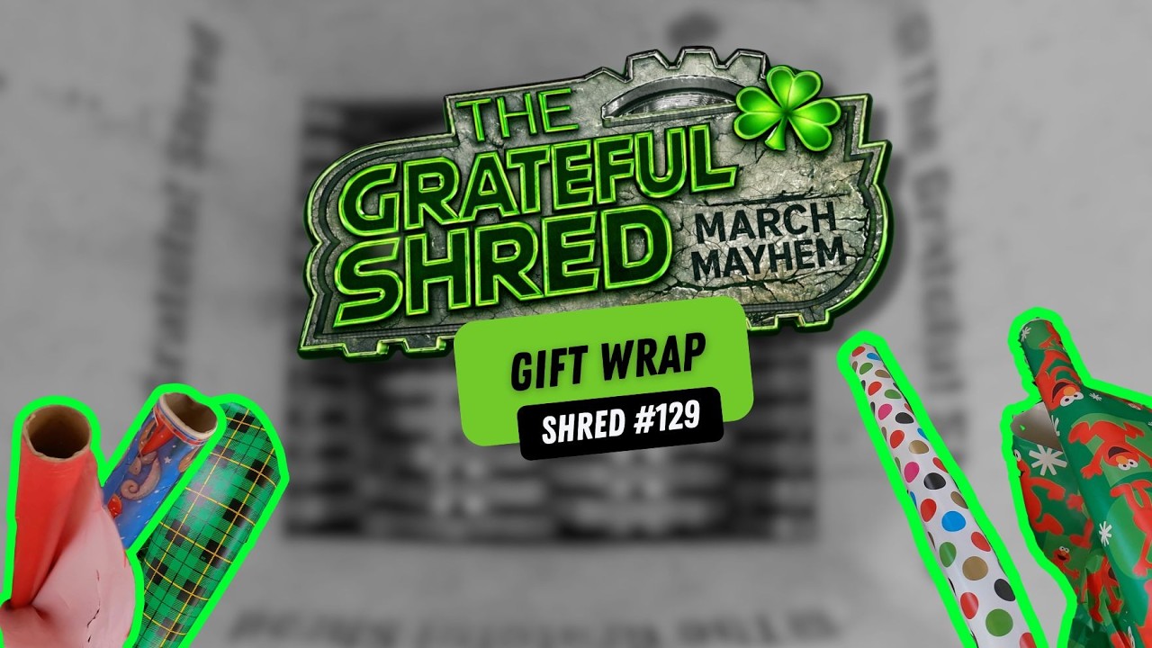 Gift Wrap vs Industrial Shredder | March Mayhem Day 8